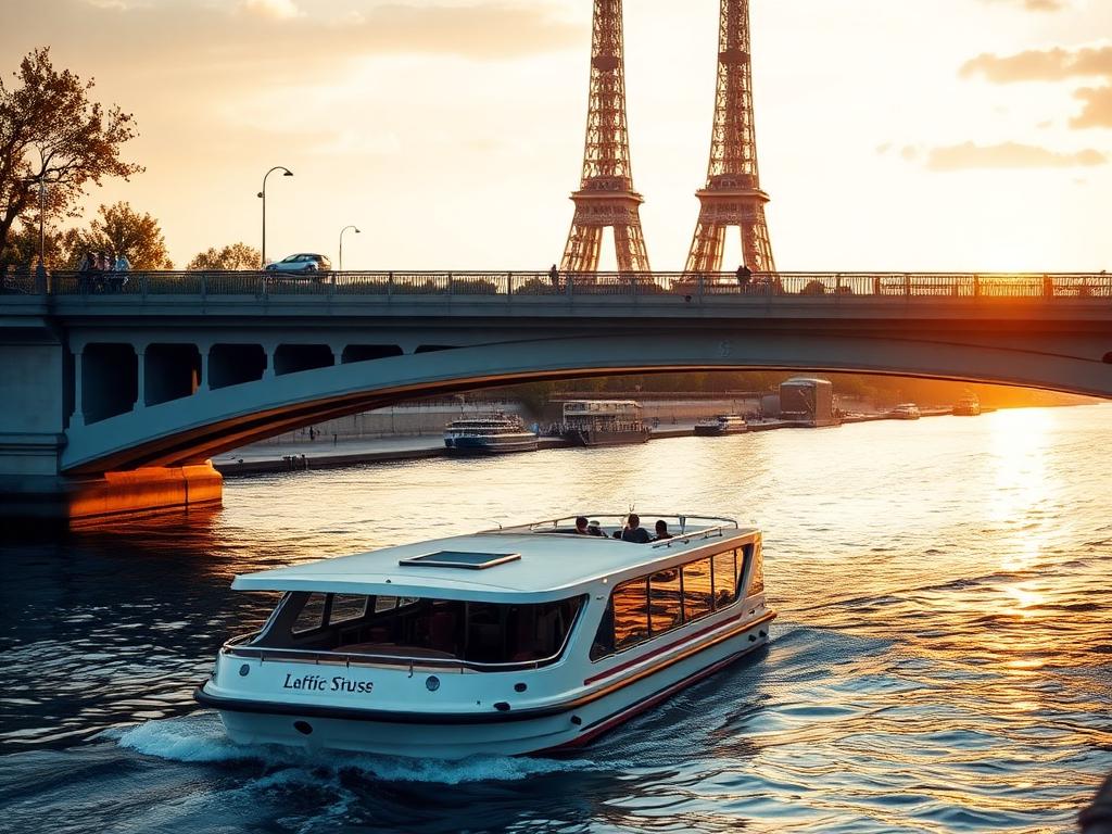 Paris river cruise on the River Seine